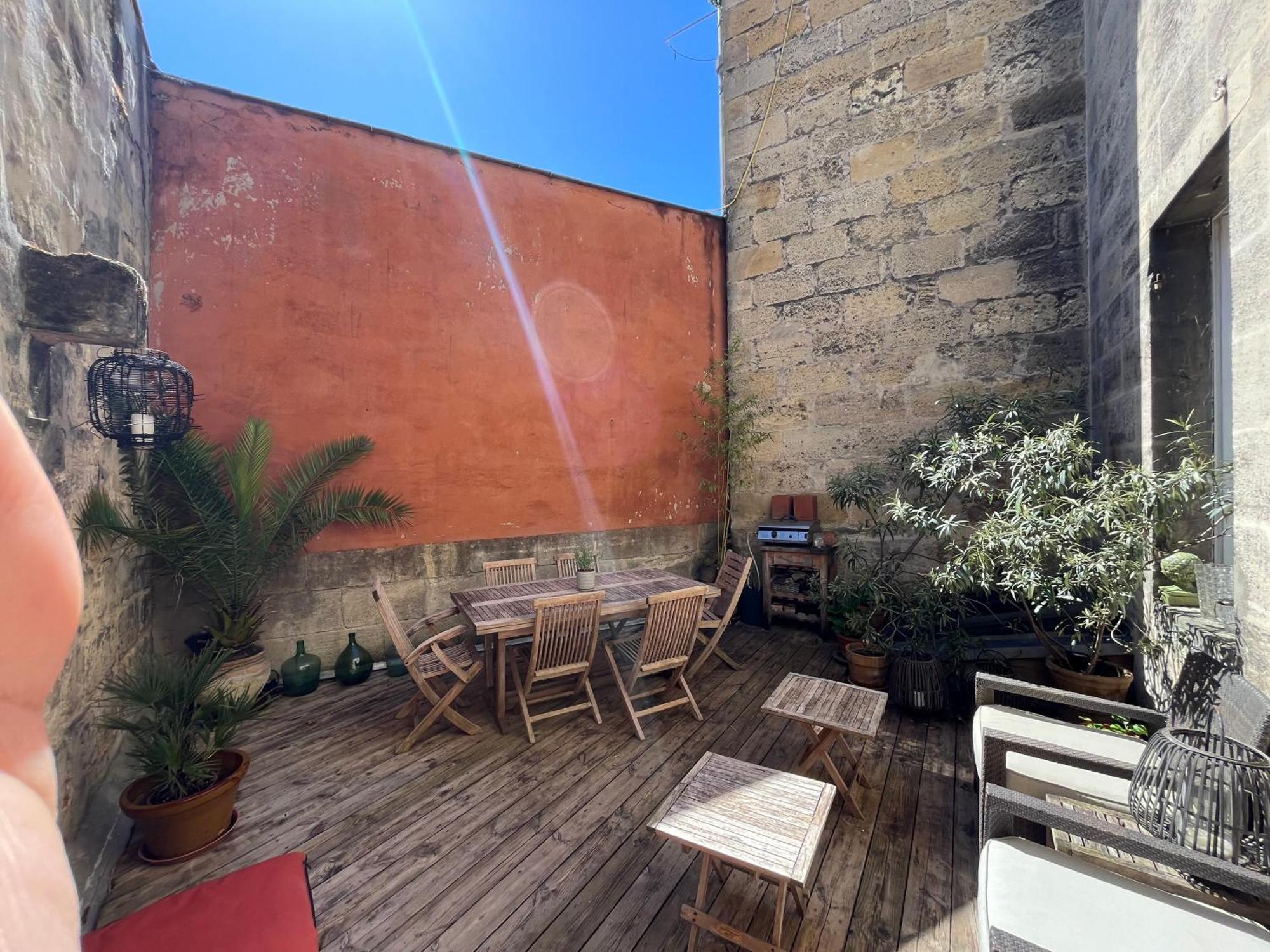 Bel Appartement Terrasse Бордо Екстериор снимка